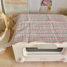 캔디라인 요루거즈 면행주 키친크로스, 1개, 캔디블루