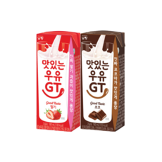 남양 맛있는우유gt 180ml (딸기우유48+초코우유24) 총72팩, 48팩