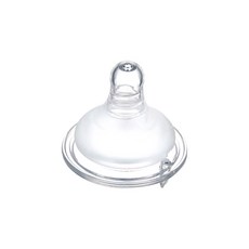 【Simba 小獅王辛巴】母乳記憶超柔防脹氣寬口奶嘴 M 十字孔 3M 仿母乳觸感 新生兒好吸吮, 寬口十字孔, 1個