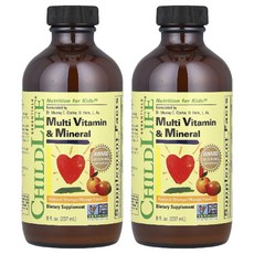 Childlife 차일드라이프 어린이용 멀티비타민 & 미네랄 237ml, 2개