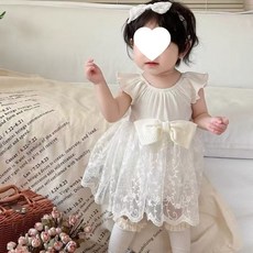 嬰兒禮服夏裝新款衣服滿月寶寶夏季百天公主週歲包屁洋氣公主風