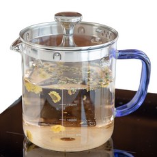 더존쿡 인덕션 내열 유리주전자 국내생산 티포트 티팟 가정용 약탕기 2.5L