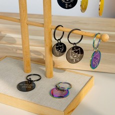 아미펫 고양이 캐릭터 컬러 인식표, 5번, 블랙