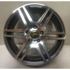 FK鋁圈 17吋 5/114.3 S862 鐵灰車面 提升操控性 時尚外觀, 1個