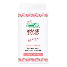 蛇牌爽身粉-粉色花香，泰國進口，清新花香，舒緩保濕，乾爽舒適, 50g, 3