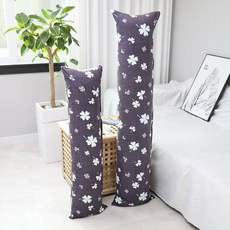 솜빵빵 롱 쿠션 바디필로우 ( 솜포함 )( 대형 ) 150X35 사이즈, 차콜블루, 바디필로우 (솜포함)(대형), 클로버