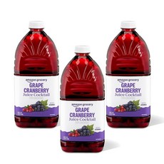 아마존 그로서리 포도 크랜베리 주스 칵테일 1.89L, 3개