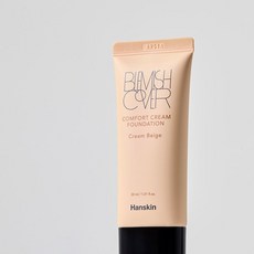 한스킨 블레미쉬커버 컴포트크림 파운데이션 30ml, 1개, 크림베이지