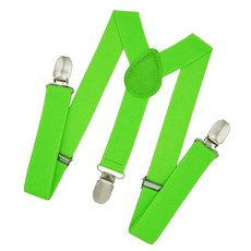 NumRealm아동용멜빵조절가능한Y자형탄성교정기 미끄럼방지실리콘패드포함 남아여아유아에게적합 형광그린140581