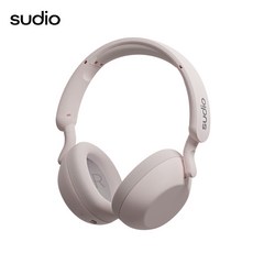 sudio R3耳罩式藍牙耳機，藍牙5.4，35小時播放，北歐設計，無線耳機, 粉色