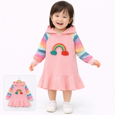 여아 원피스 공주 봄 가을 유아 드레스 생일 선물 화이트