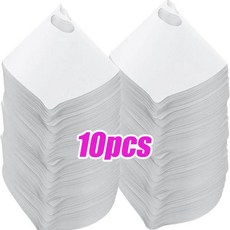 10/200Pcs 일회용 페인트 분사기 메쉬 종이 필터 정화 여과 깔때기 원추형 나일론 미크론, 03 10pcs