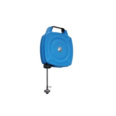 買工具 Power Cord Reel自動伸縮電源延長線-2.0*2C* 台灣製造「含稅」, 1個, 藍色, 8m