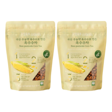 자연주의 국산 무농약 옥수수로 만든 옥수수차, 2세트, 1개입, 300g