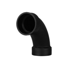 CHARLOTTE PIPE 4 DWV 롱 스윕 1/4 벤드 허브 X HUB DWV (배수구 폐기물 및 통풍구) (1개), 1, 1 1/2 Inch ( EACH qty: 1 )