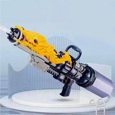 룰루마켓 특대형 대용량 개틀링 샤크 드래곤 물총+스트랩증정, 드래곤-블루, 1개