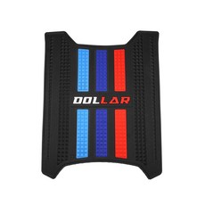 JC-MOTO 大樂 DOLLAR 橡膠機車腳踏墊 防滑 排水, 1個, 三彩腳踏 大樂