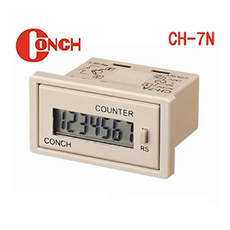 CONCH NPN輸入累計型計數器 CH-7N 數位錶頭, 1個