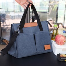 살림공작소 보온 보냉 도시락가방 아이스백 이유식 보냉백 보냉가방 보온가방 캠핑 피크닉 런치백, 네이비, 1개 네이비, 1개