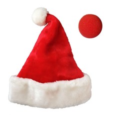 Raquel 聖誕帽 + 魯道夫鼻子組合, 閃亮, 1個