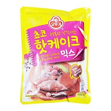 오뚜기 쵸코 핫케이크 믹스 500g1개 핫케익 간식 초코