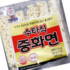 천일식품 수타 중화면 230g 5개 면류, 1개