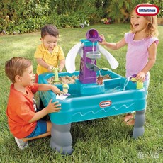 Little Tikes 沙遊水上樂園(需自行DIY組裝) 多功能戲水桌 組合玩具 遊戲桌, 1個
