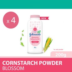 존슨즈베이비 콘스타치 파우더 블라섬, 200g, 4개