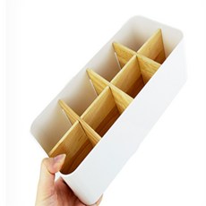 KBW 내추럴 우드 수납함 8칸형 원목박스