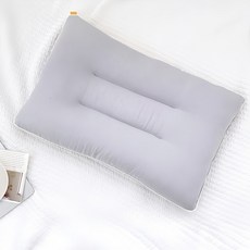 마롤로뜨 빨아쓰는 낮은 베개, 그레이, 1개