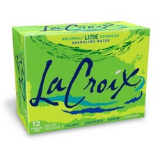 LaCroix 라크로이 탄산수 스파클링 워터 라임 355ml 12캔