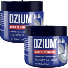 Ozium 4.5 Oz. 가정 자동차 사무실 등을 위한 냄새 제거 젤 그 새로운 2팩