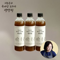 이보은의 국내산 도라지 생강청 580g x 3병, 3개, 580ml
