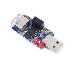 USB 아이솔레이터 5V 모듈 ADUM6 커플링 USBUSB 절연 보호 보드, 1개, USB 절연체