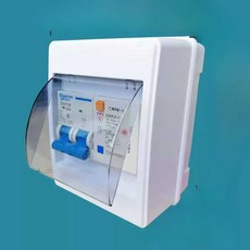 전류 누전 차단기 회로 메인 스위치 방수 배전기 분전함 커버 소형, 1개, 방뢰 누전차단기 50A