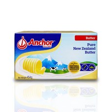 [아이스박스 포함] 앵커 뉴질랜드산 순수 무염 발효버터 454그램, 454g, 2개