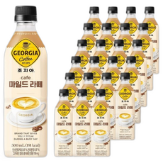 조지아 카페 가성비 대용량 마일드 라떼 커피, 500ml, 1개