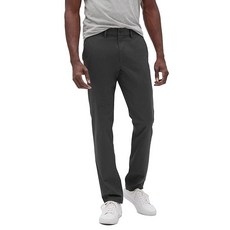 GAP 남성용 에센셜 슬림핏 카키 치노 팬츠 소프트 블랙
