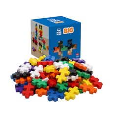 Plus-Plus 加加積木 BIG大顆粒100pcs, 1個, 彩虹系列, 彩虹