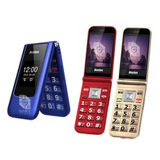 Benten奔騰 F62 4G摺疊老人機 支援VoLTE通話 語音王功能 Type-c充電孔 親情號碼 收音機外播功能, 紅色, F62 plus原廠標配