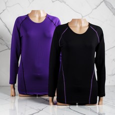 여성 겨울 등산 언더레이어 베이스 속옷 기모 이너 티셔츠 나시 스포츠내의