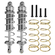 트랙사스 1/8 MAXX 슬래시 6S 1/10 1.0 2.0 와이드맥스 4S RC카 메탈 합금 125MM 전후방 쇼크 업소버 8961, 04 라이트 그레이