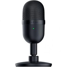 콘덴서마이크 유튜브 먹방 스탠드 레이저 세이렌 미니 스트리밍용 USB 콘덴서 마이크슈퍼카디오이드 폴라 패턴 틸터블 통합 충격 흡수기 포함 쿼츠 핑크, Classic Black_Seiren Mini