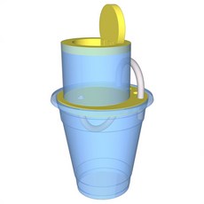 사이펀의 원리(양변기 만들기)-1인용, 1인용