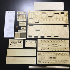 50勝利號DIY帆船模型套件：木製拚裝模型，動手樂趣，重現經典帆船, 1個, 1#cln#200標配（拼裝套材