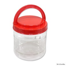 원형 손잡이 PET병 1. 16L -H 용기 곡물통 양념장병 젓갈통 반찬통 페트병, 1개, 상세페이지 참조
