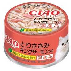 CIAO 鮪魚白肉 貓罐 旨定罐系列, 1個, 85g, 雞肉+帝王鮭魚 C-28