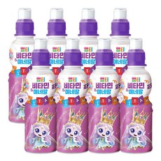 캐치티니핑 멀티비타민 미네랄 포도맛 음료 다이아나핑, 8개, 200ml