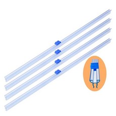 플라스틱 랩 커터 슬라이드 커터 - 재사용 가능한 스냅온 슬라이딩 커터 45.7cm(18인치) 플라스틱 랩 포일 왁스 종이 양피지 종이 바베큐 종이 베이킹 페이퍼 롤 양방향, Fit 18inch