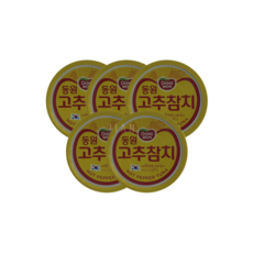 동원 고추 참치, 100g, 5개